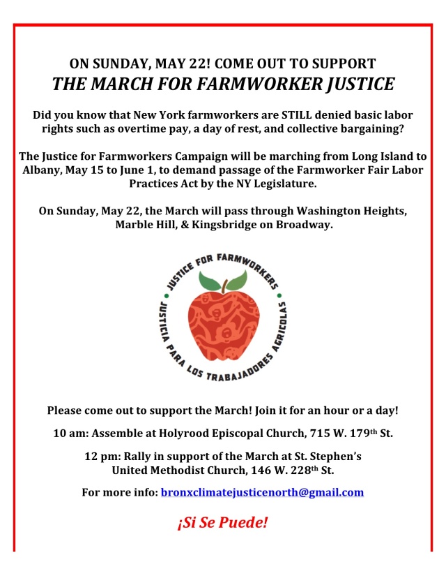 BCJN farmworker march flyer